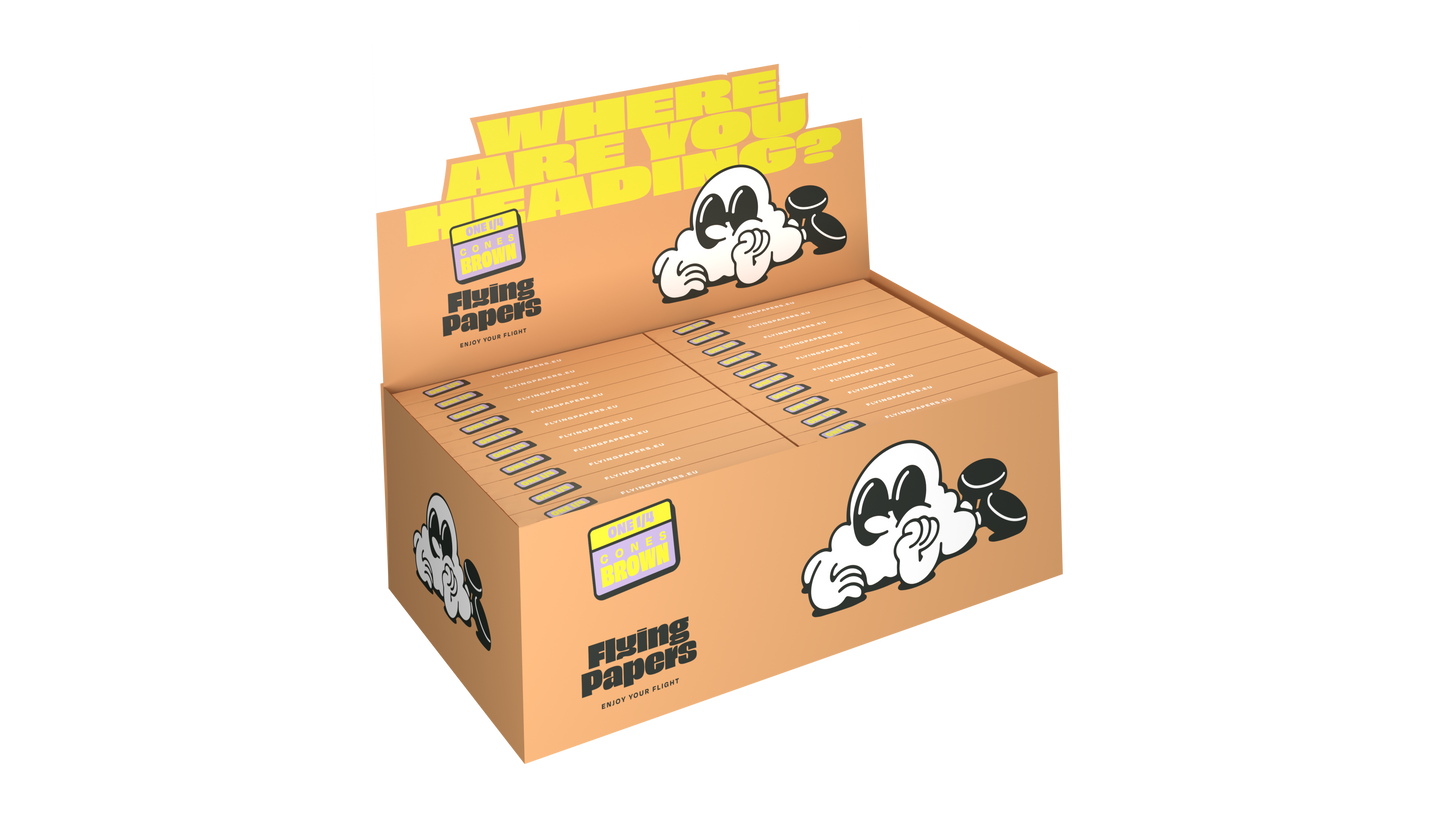 CONOS PRE-LIADOS BROWN 40 PACKS