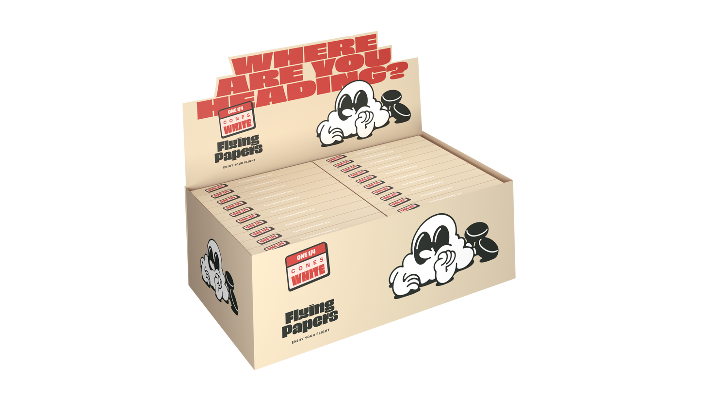 CONOS PRE-LIADOS WHITE 40 PACKS