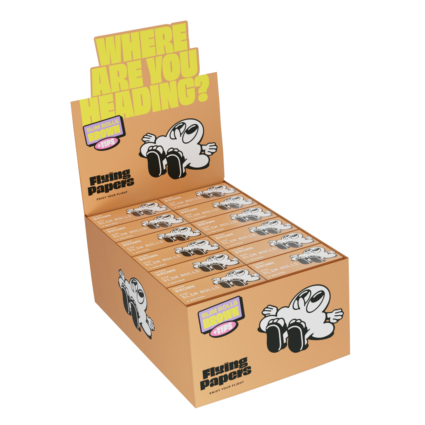 ROLLO PAPEL DE LIAR + FILTROS BROWN 24 PACKS