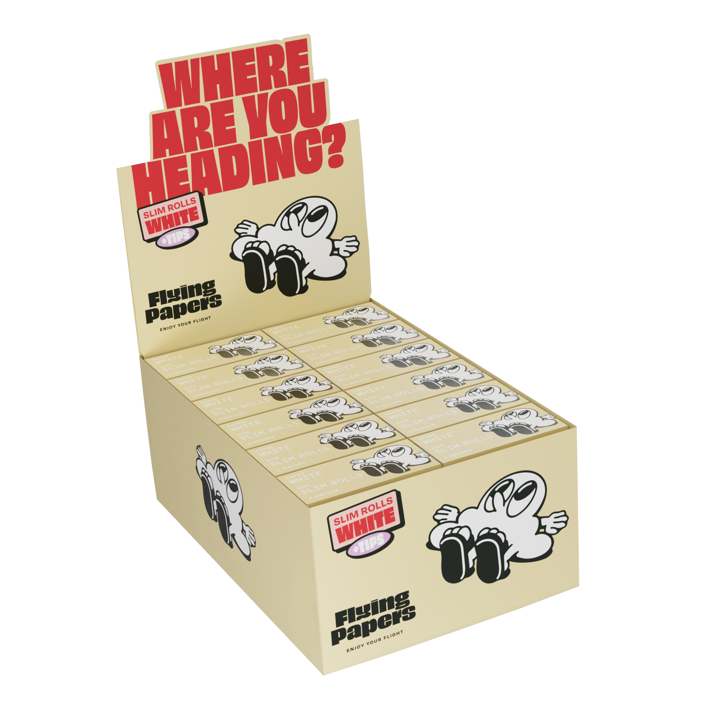 ROLLO PAPEL DE LIAR + FILTROS WHITE 24 PACKS